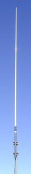 Omni-directional marine VHF mast mount collinear, 156-162MHz, 4.5m RG58 cable, UHF male not fitted, 50W, 5.1dBi – 3.4m